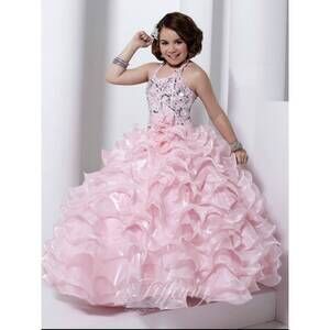 NEW TIFFANY PRINCESS girls ball gown in pink